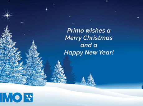 Primo wünscht Fröhliche Weihnachten