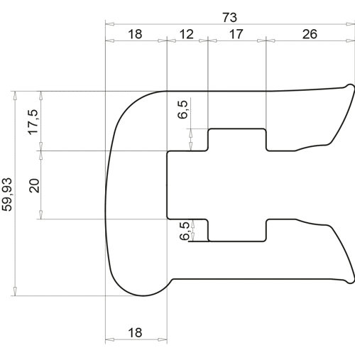 Bumper profiles for all types of boats