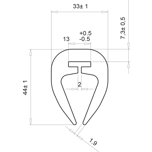 Standard Marine Bumper Profiles from Primo